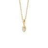 OLE LYNGGAARD COPENHAGEN - ANHENG, LOTUS SPIRE MINI PAVÉRT 0,48 CT. MED COLLIER