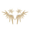 OLE LYNGGAARD COPENHAGEN - ØREDOBBER VEDHENG, FUNKY STARS 9-SPISSET HØYRE 0,99 CT. - STYLING
