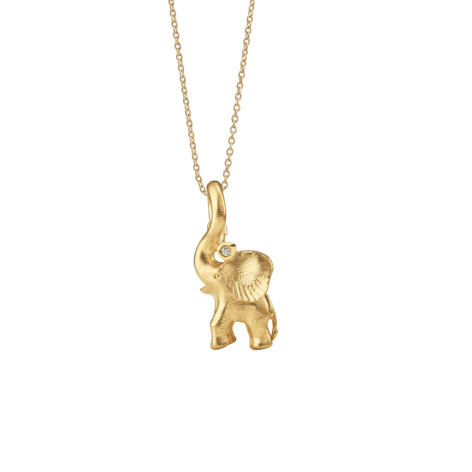 Anheng, Elephant medium 0,01 ct TW.VS.
