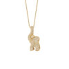 Anheng, Elephant medium Pavért 1 ct TW.VS.