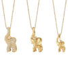 Anheng, Elephant medium 0,01 ct TW.VS.