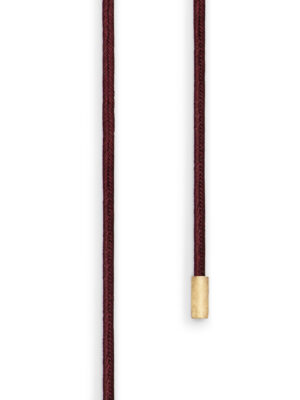 Halskjede, Strings Silkesnor Bordeaux