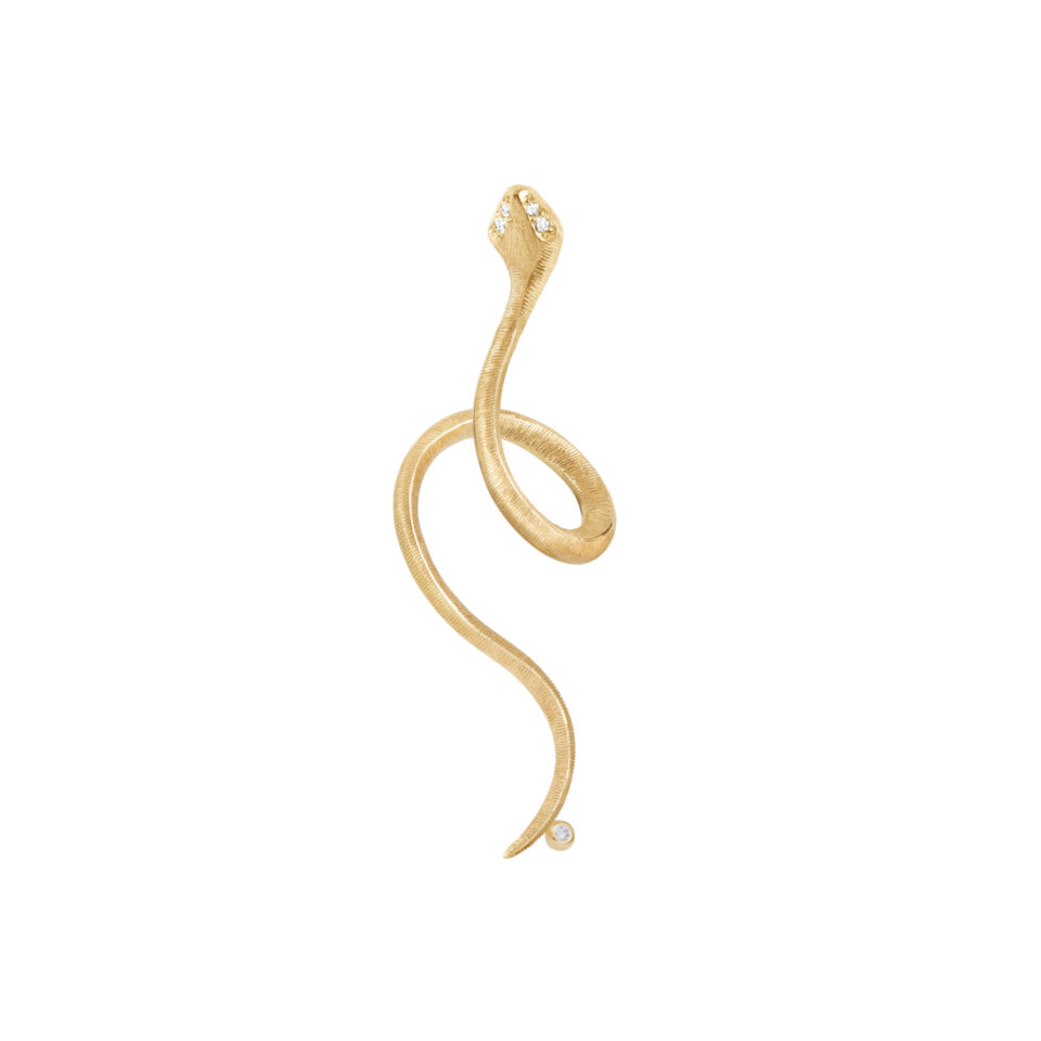 Øredobber, Snakes 0,026 ct TW.VS.