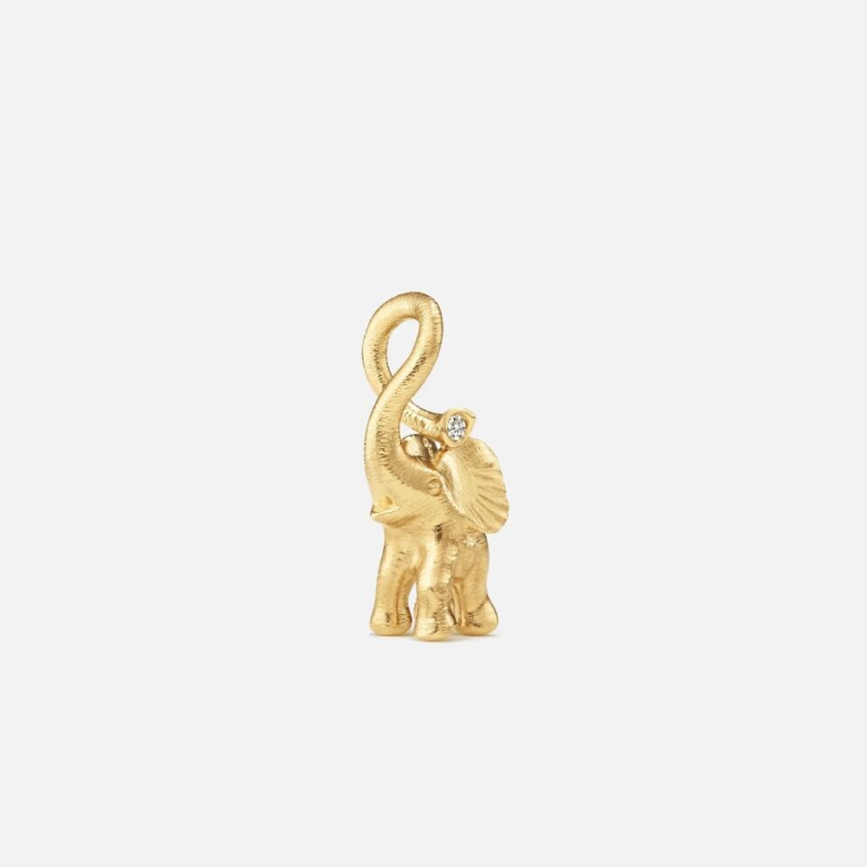 Anheng, Elephant liten 0,01 ct TW.VS.