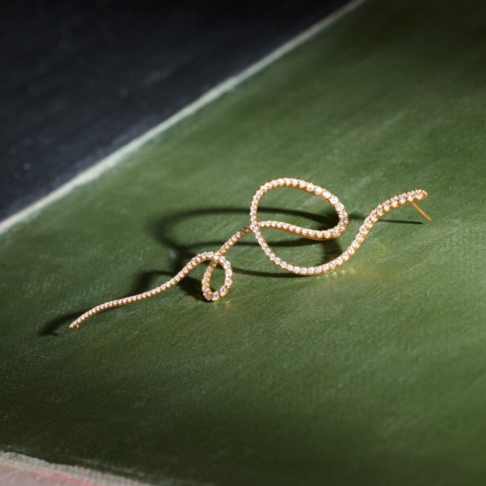 Øredobber, Love Bands Twirl 1,55 ct TW.VS.