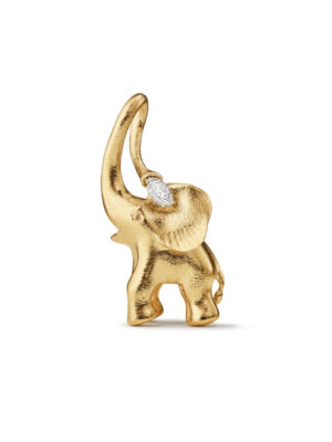 Anheng, Elephant stor Pavért 0,11 ct TW.VS.