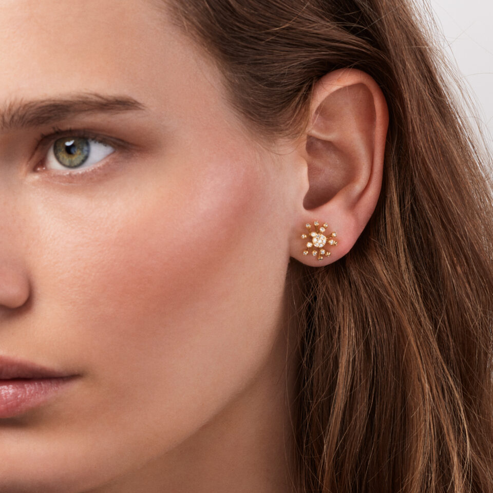 Øredobber, Wild Rose 0,44 ct TW.VS.