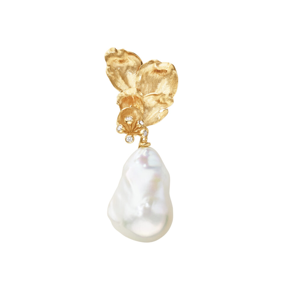 Øredobber, Wild Rose 0,10 ct TW.VS.