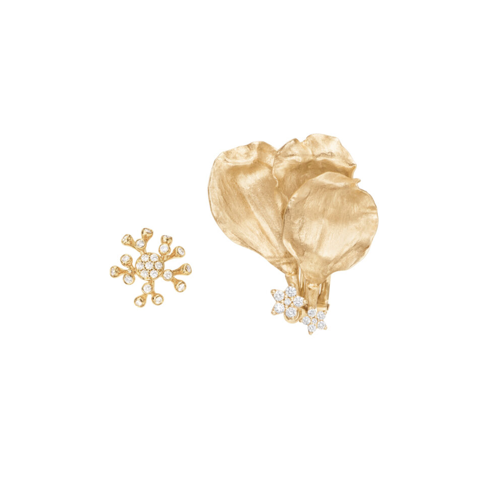 Øredobber, Wild Rose 0,44 ct TW.VS.