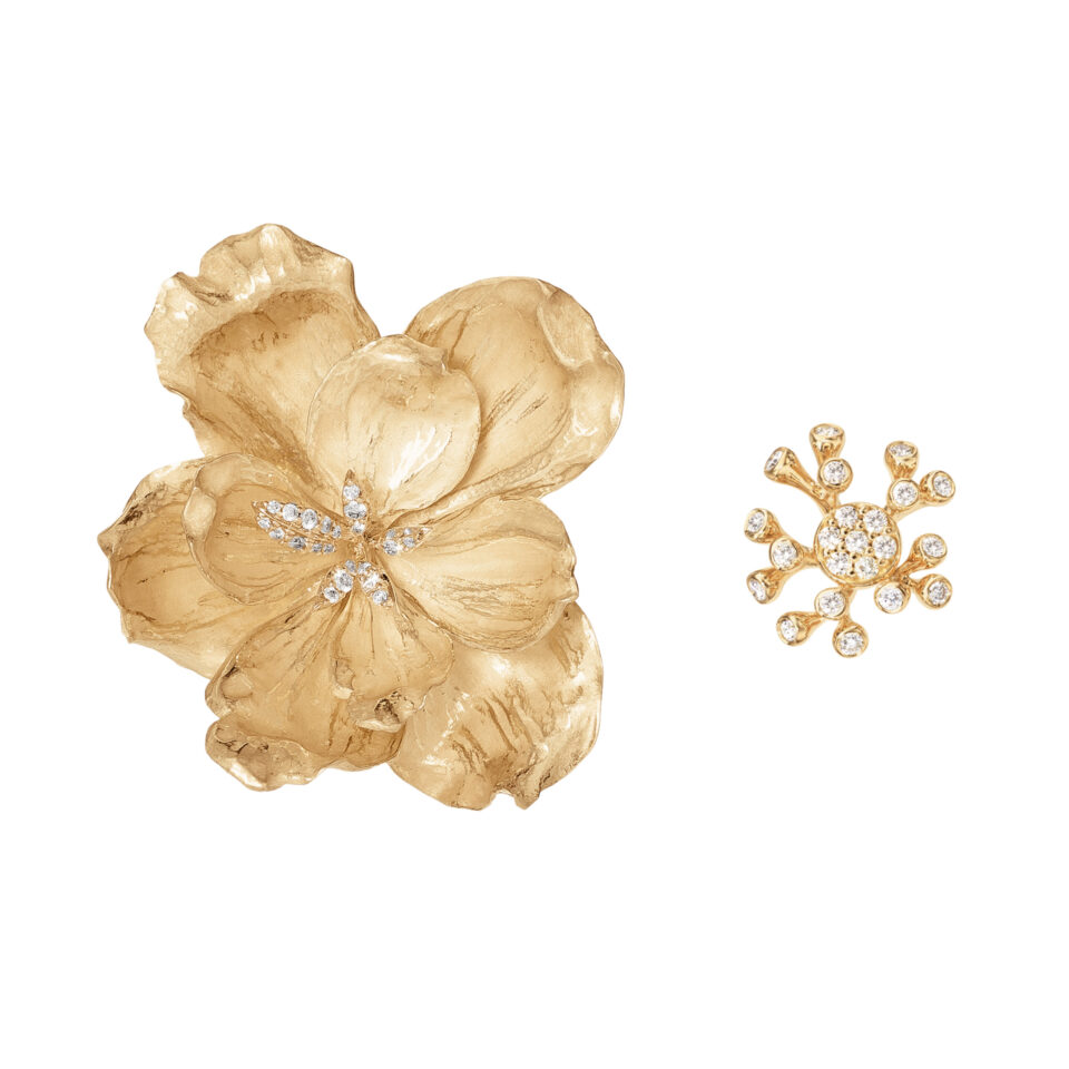 Øredobber, Wild Rose 0,44 ct TW.VS.