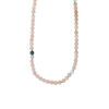Halskjede, Bead Collier med miks fargestener 90-92 cm