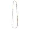 Halskjede, Bead Collier med miks fargestener 90-92 cm