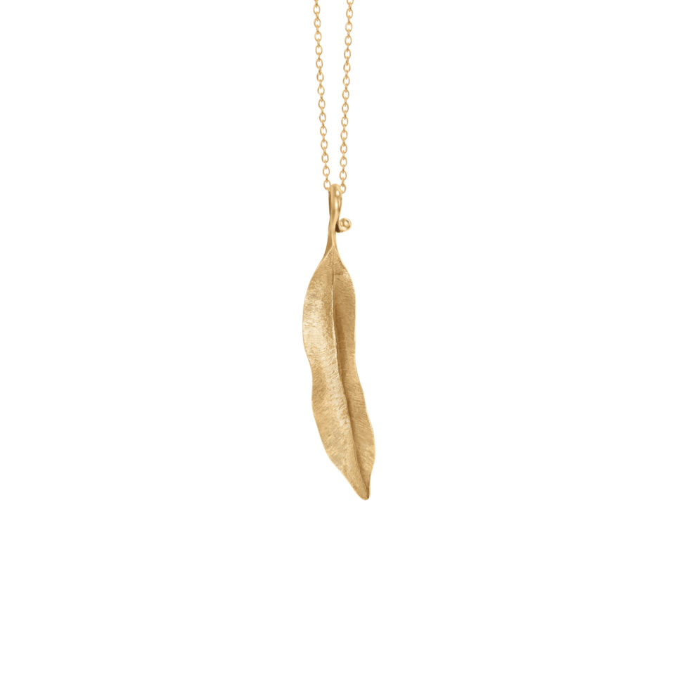 Kjede, Design Collier 80-50 cm gult gull
