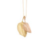 Kjede, Design Collier 40-38-36 cm gult gull