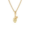 Kjede, Design Collier 80-50 cm gult gull