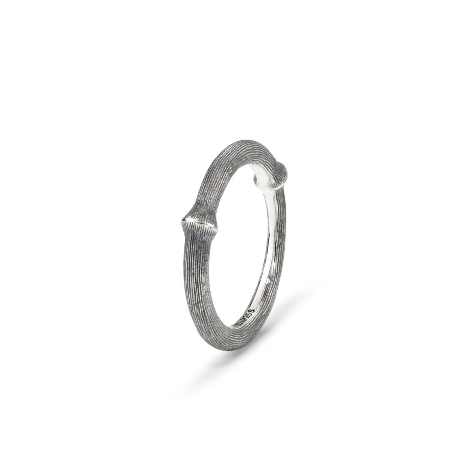 Ring, Nature III oksidert sølv