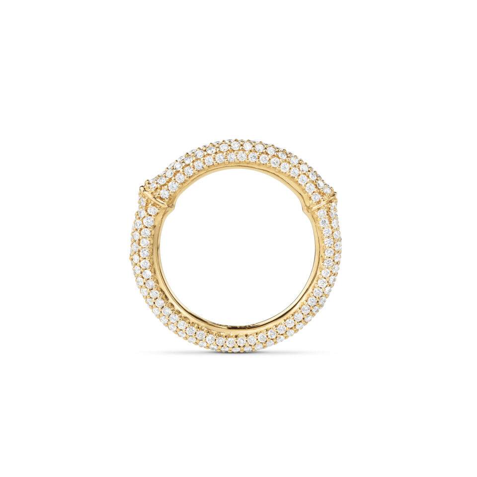 Ring, Nature Pavé IV 1,01-1,57 ct TW.VS.