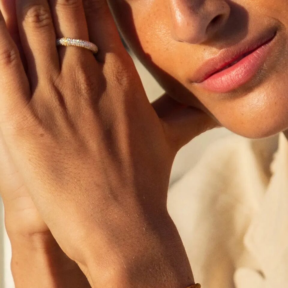 Ring, Nature Pavé IV 1,01-1,57 ct TW.VS.