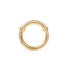 Ring, Nature Half Pavé IV 0,5 ct TW.VS.