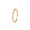 Ring, Nature gult gull 0,04 ct TW.VS.