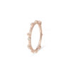 Ring, Nature roségull 0,04 ct TW.VS.