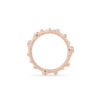 Ring, Nature roségull 0,04 ct TW.VS.