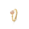 Ring, Lotus Tiny 0 Blush Månesten gult gull