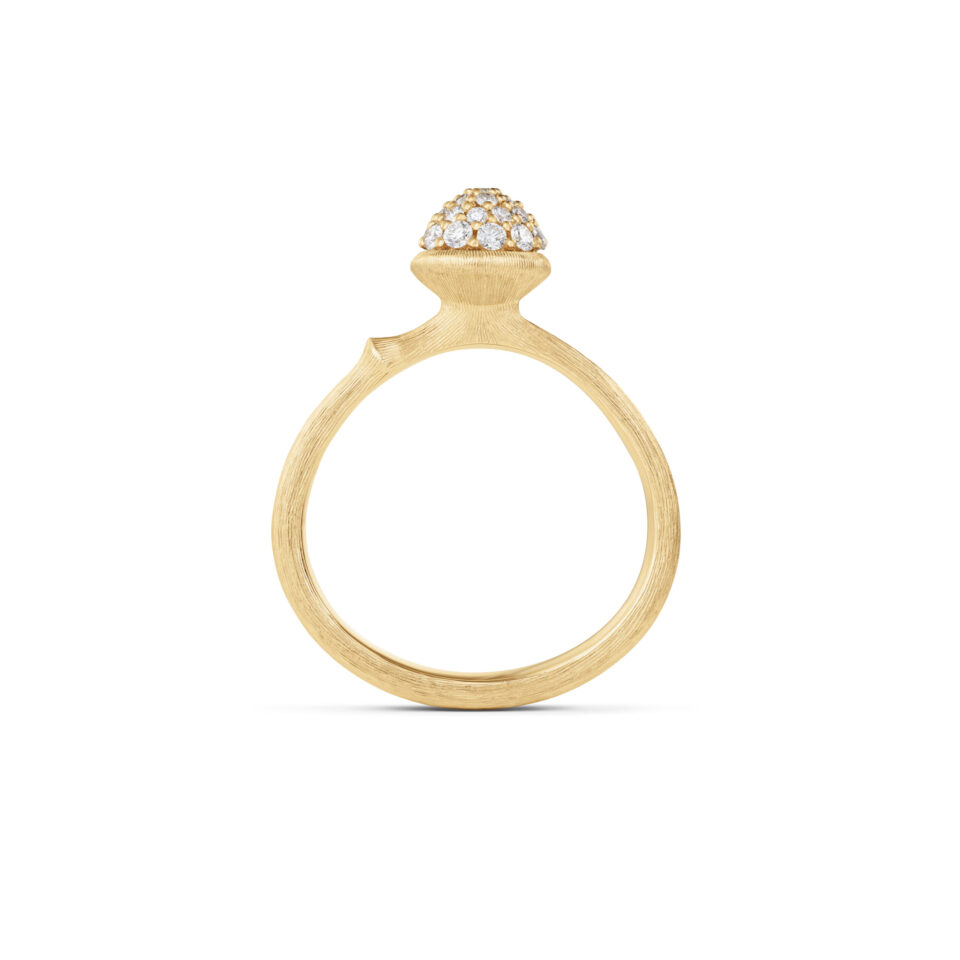 Ring, Lotus Pavé liten 0,19 ct TW.VS.