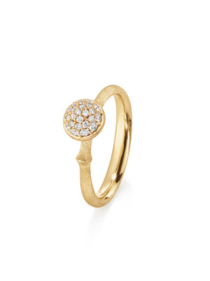 Ring, Lotus Pavé liten 0,19 ct TW.VS.