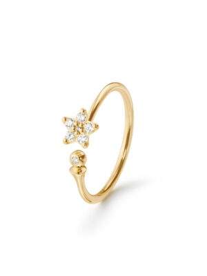 Ring, Shooting Stars 1 Stjerne 0,11 ct TW.VS.