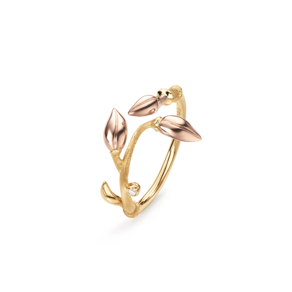 Ring, Forest Blooming 0,01 ct TW.VS.