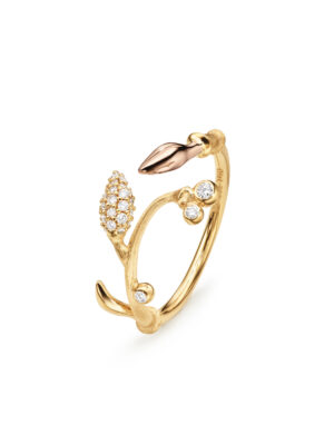 Ring, Forest Blooming Pavé 0,13 ct TW.VS.