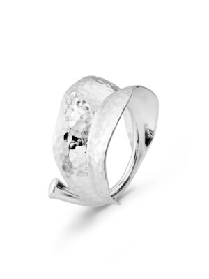 Ring, Leaves medium sølv