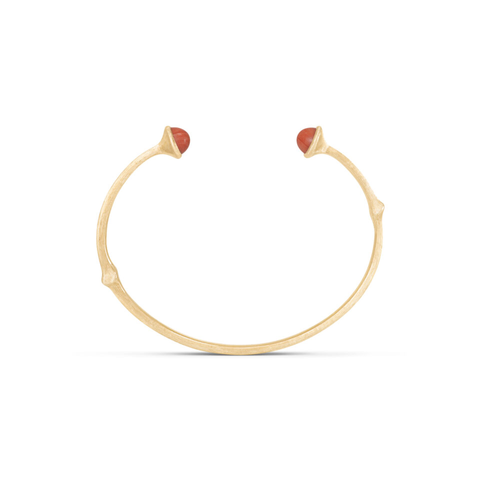 Armring, Nature Bangle London Korall gult gull
