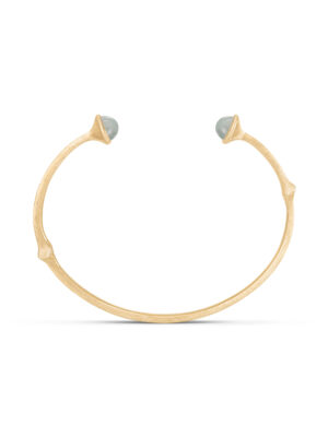 Armring, Nature Bangle Akvamarin gult gull