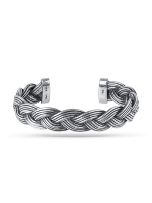 Armring, Michel flettet stor oksidert sølv