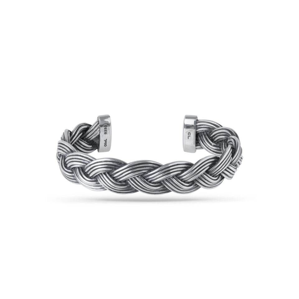 Armring, Michel flettet stor oksidert sølv