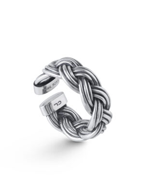 Ring, Michel flettet oksidert sølv