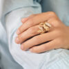 Ring, Forest Pavé 0,65 ct TW.VS.