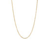 Kjede, Design Collier 80-50 cm gult gull