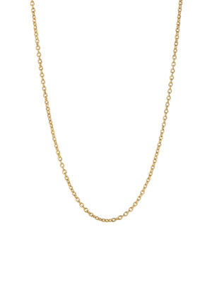 Kjede, Design Collier 40-38-36 cm gult gull