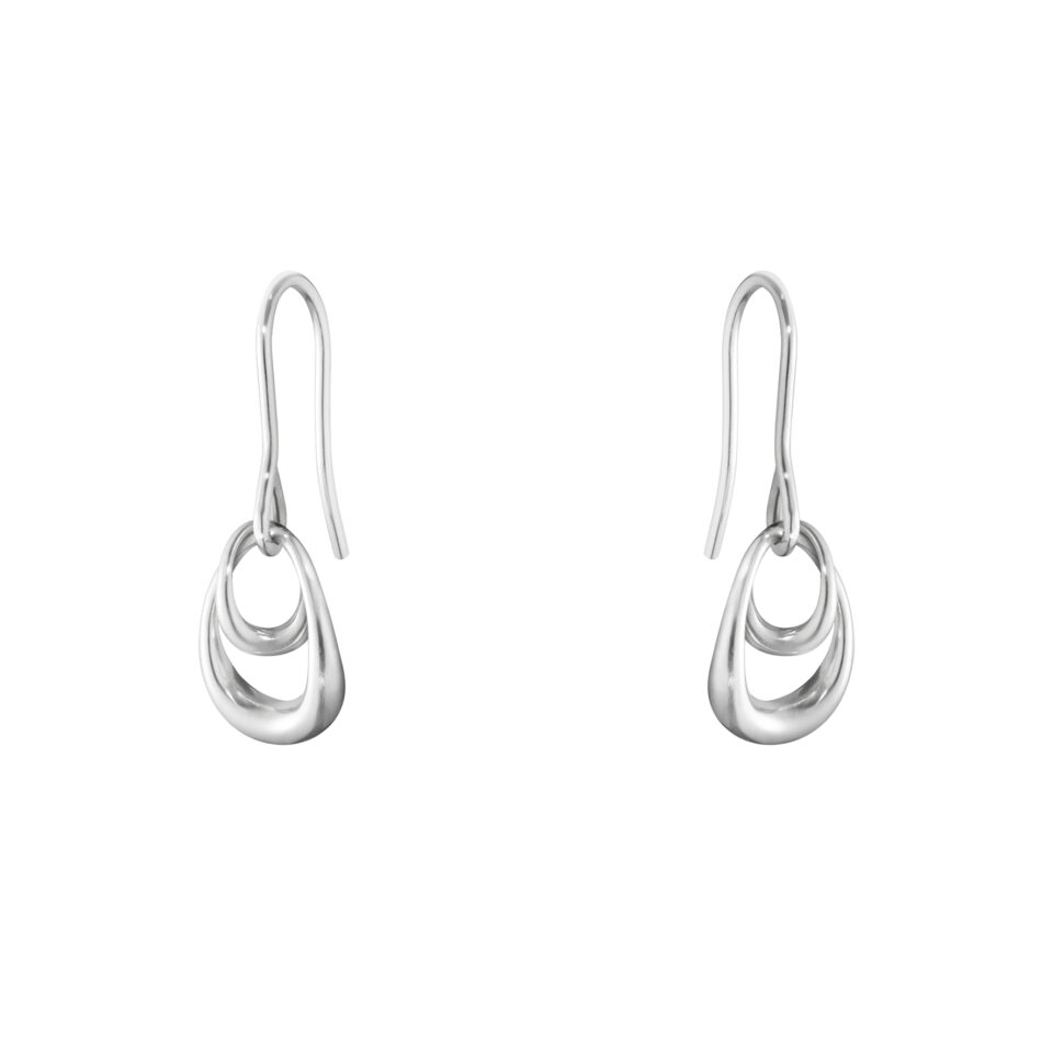 GEORG JENSEN - ØREDOBBER, OFFSPRING LANGE SØLV