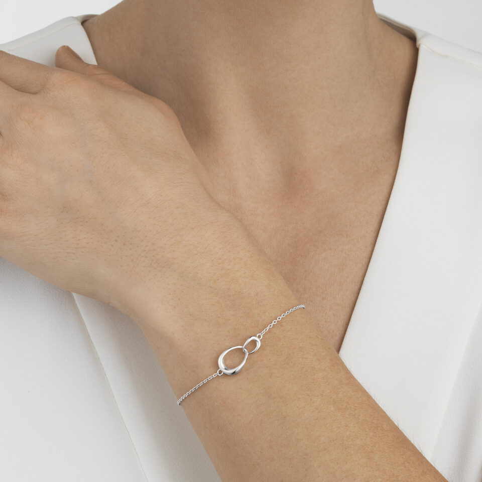 GEORG JENSEN - ARMBÅND, OFFSPRING SØLV - STYLING