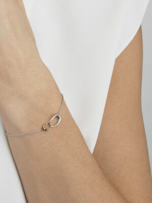 GEORG JENSEN - ARMBÅND, OFFSPRING ROSÉGULL OG SØLV - STYLING