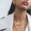 GEORG JENSEN - HALSKJEDE, OFFSPRING LINK SØLV - STYLING