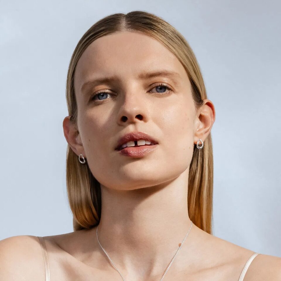GEORG JENSEN - ØREDOBBER, OFFSPRING STIFT SMÅ SØLV - STYLING