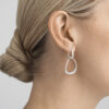 GEORG JENSEN - ØREDOBBER, OFFSPRING ØRERINGER MED VEDHENG SØLV - STYLING