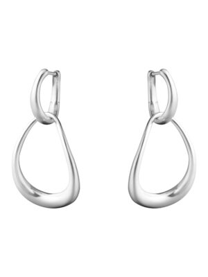 GEORG JENSEN - ØREDOBBER, OFFSPRING ØRERINGER MED VEDHENG SØLV