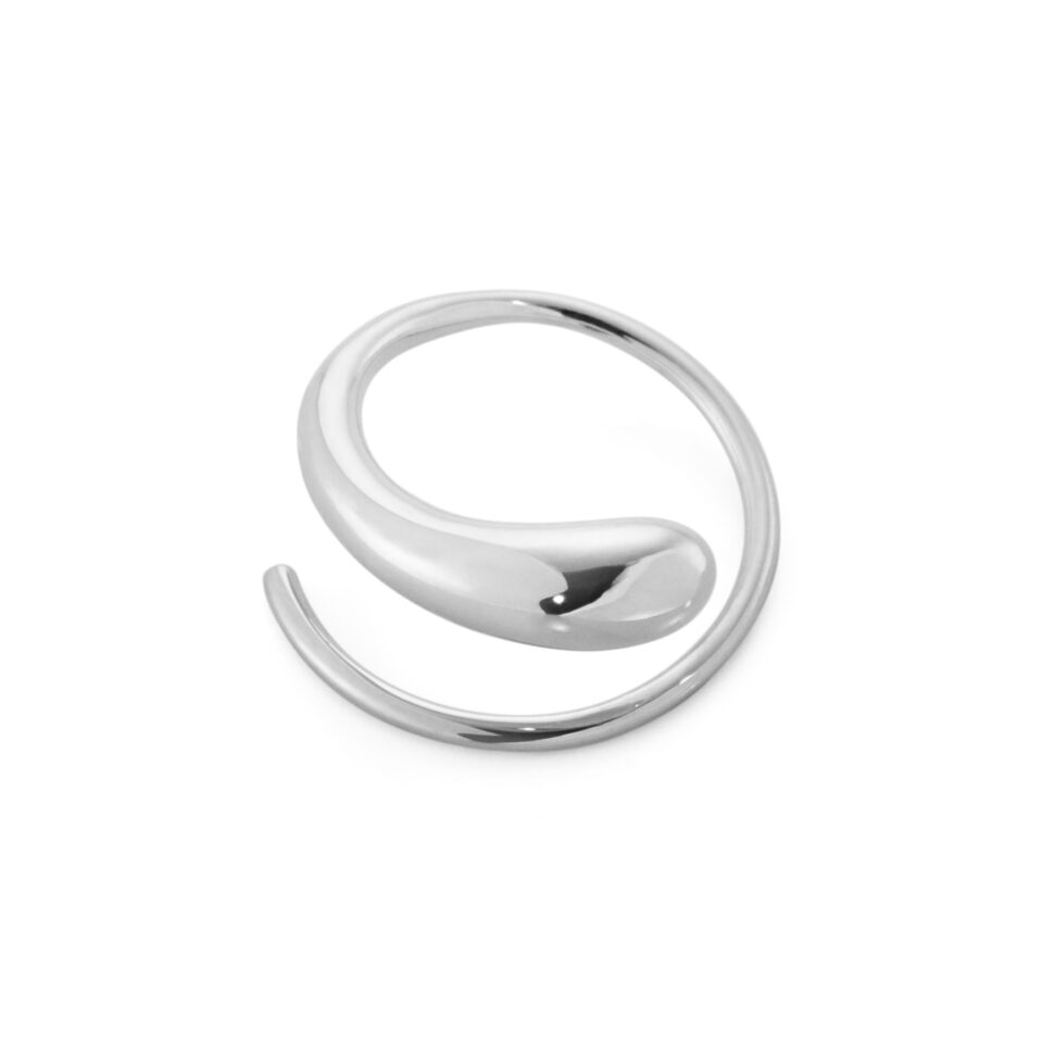 GEORG JENSEN - ØREDOBBER, MERCY SWIRL SPIRAL SØLV - DETALJER