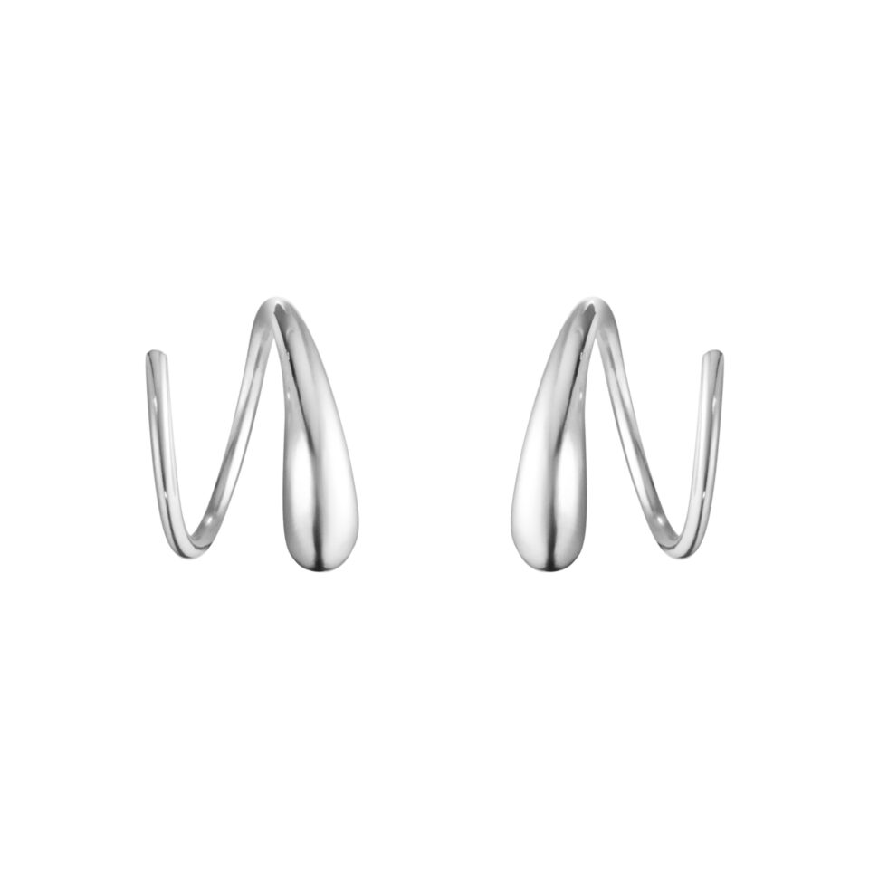 GEORG JENSEN - ØREDOBBER, MERCY SWIRL SPIRAL SØLV